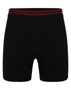 Bigdude 5 Pack Boxer Shorts Black