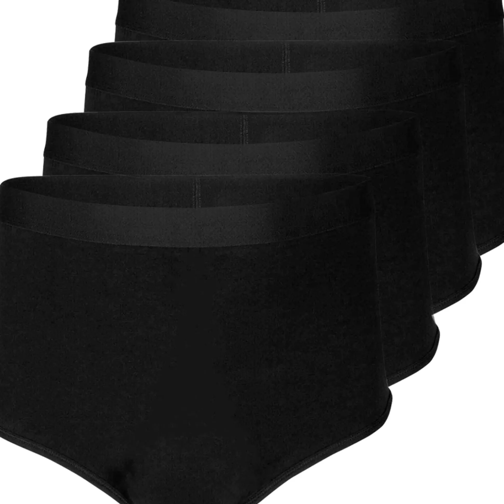 Bigdude 4 Pack Briefs Black