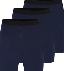 Bigdude 3 Pack Loose Boxer Shorts Navy
