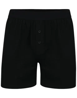 Bigdude 3 Pack Loose Boxer Shorts Black