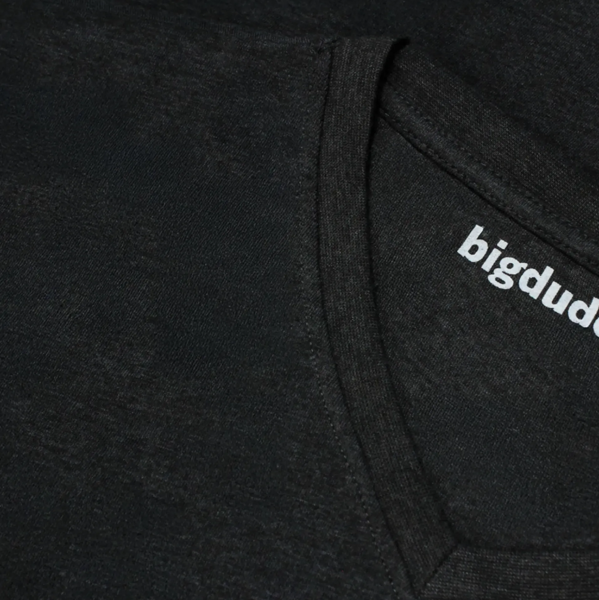 Bigdude 3 Pack Plain T-Shirts Black Tall