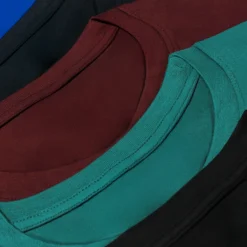 Bigdude 5 Pack Plain T-Shirts Multi Tall