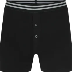 Bigdude 5 Pack Relaxed Fit Boxer Shorts Black