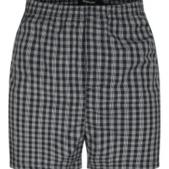 Bigdude 3 Pack Woven Boxer Shorts Navy