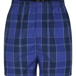 Bigdude 3 Pack Woven Boxer Shorts Navy