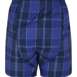 Bigdude 3 Pack Woven Boxer Shorts Navy