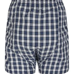 Bigdude 3 Pack Woven Boxer Shorts Navy