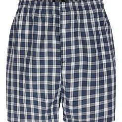 Bigdude 3 Pack Woven Boxer Shorts Navy