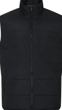 Bigdude Padded Gilet Black