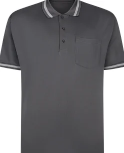 Bigdude Performance Polo Charcoal