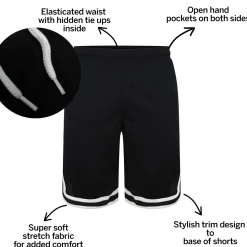 Bigdude Performance Shorts Black