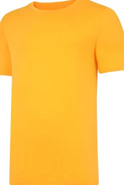 Bigdude Plain Crew Neck T-Shirt Orange