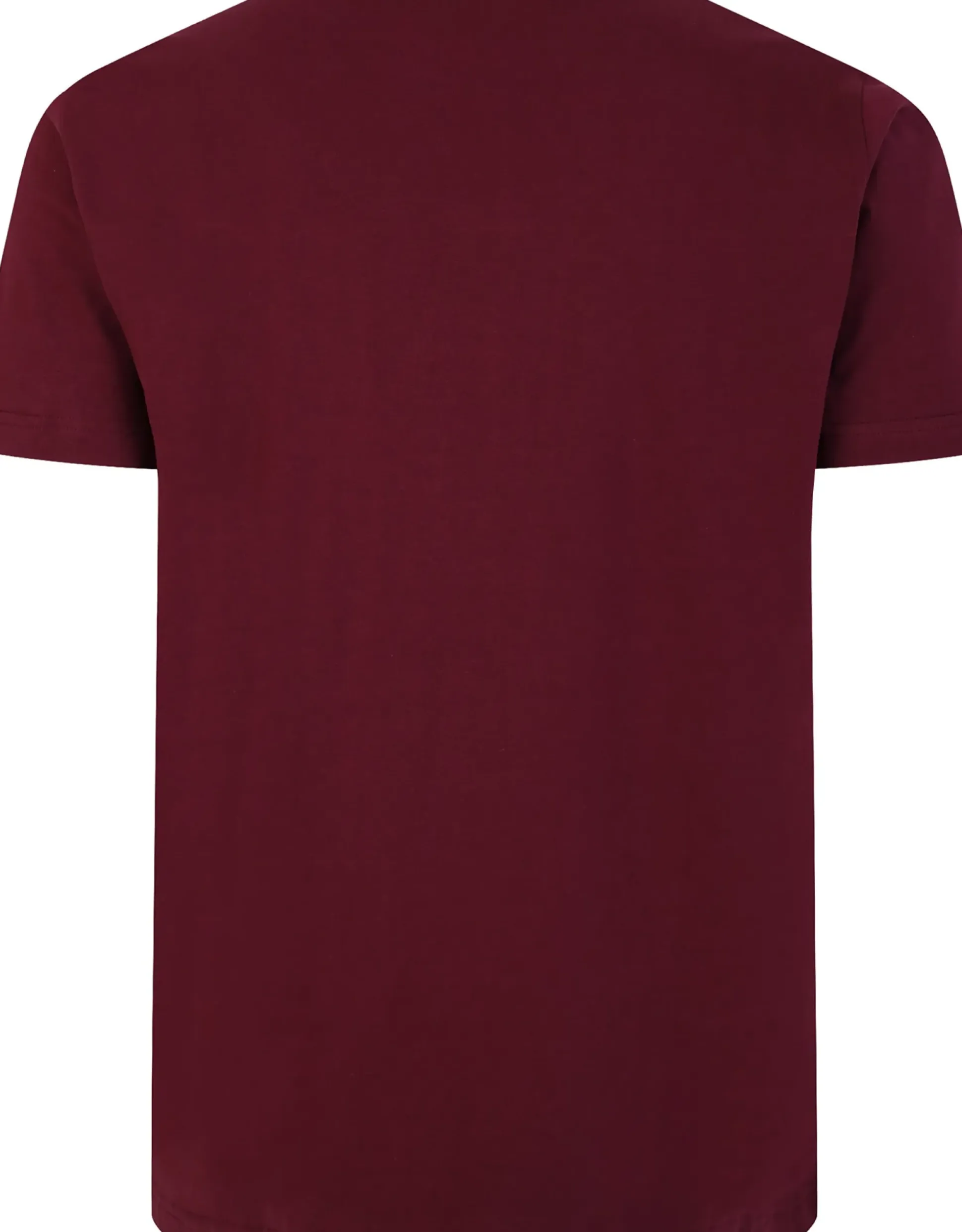 Bigdude Plain Crew Neck T-Shirt Burgundy