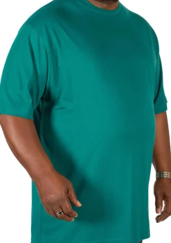 Bigdude Plain Crew Neck T-Shirt Green Tall