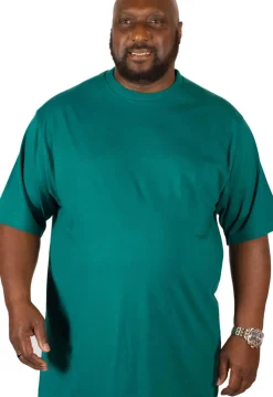 Bigdude Plain Crew Neck T-Shirt Green Tall