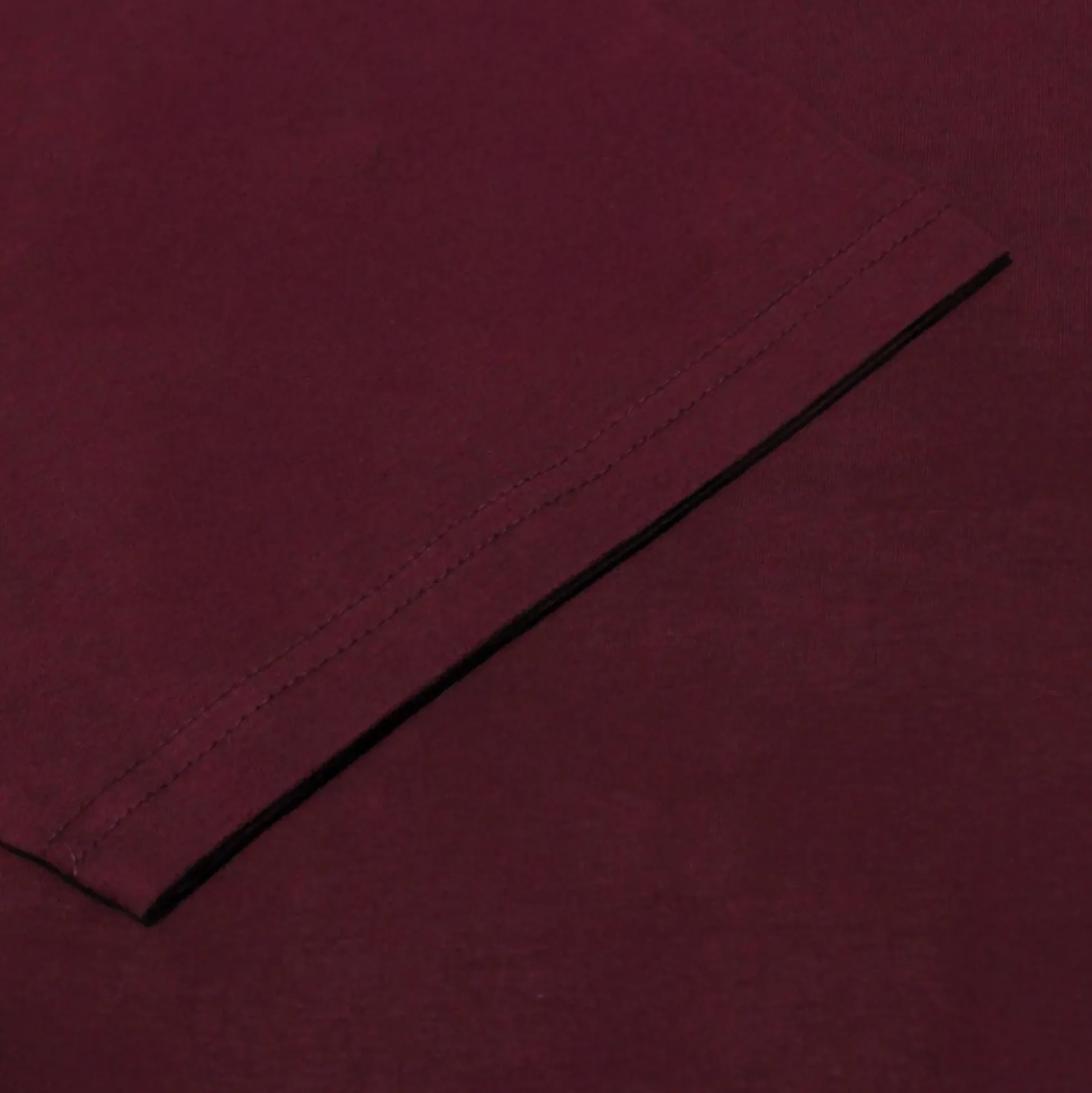 Bigdude Plain Crew Neck T-Shirt Burgundy Tall
