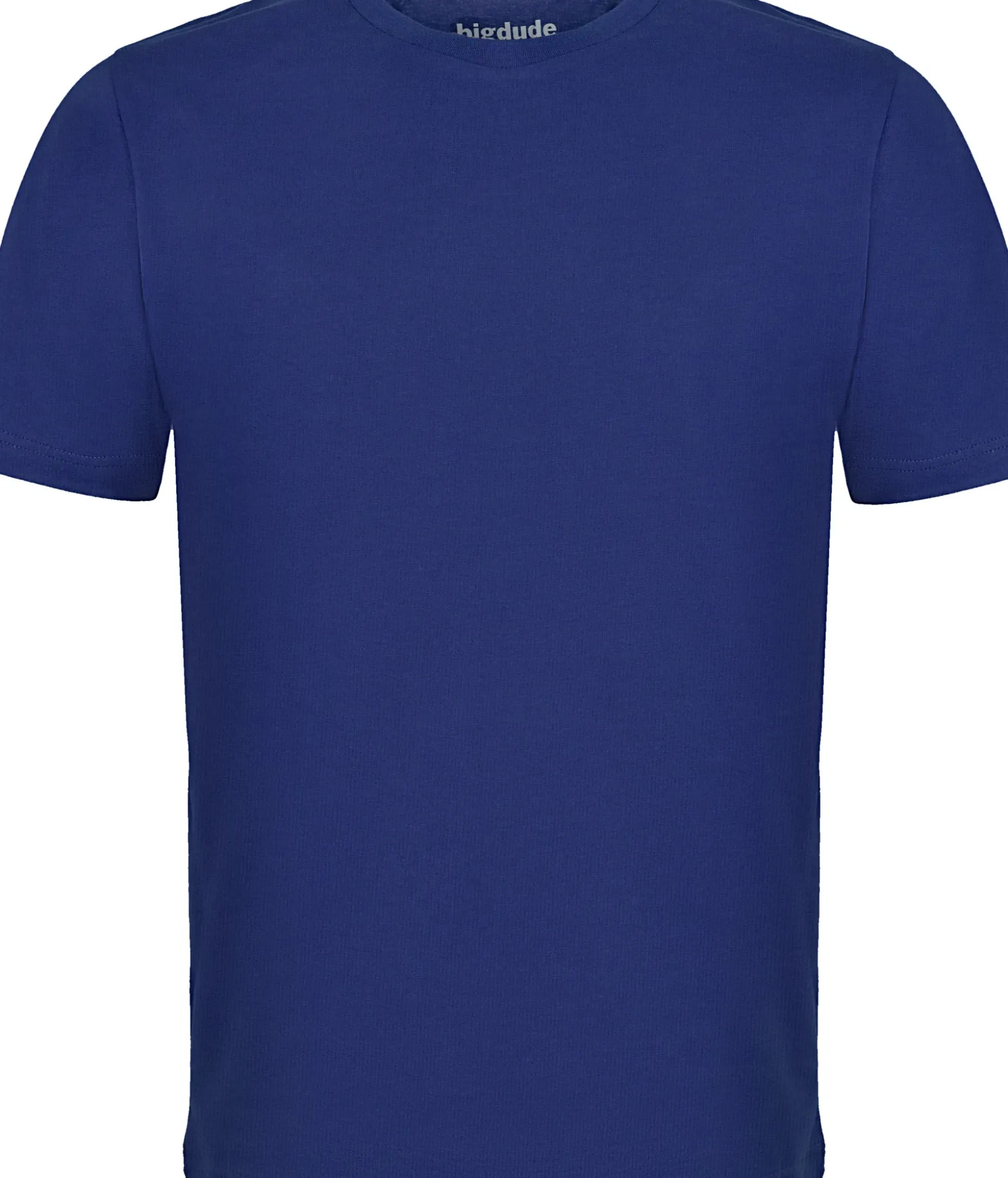 Bigdude Plain Crew Neck T-Shirt Violet Tall