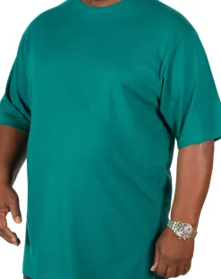 Bigdude Plain Crew Neck T-Shirt Green