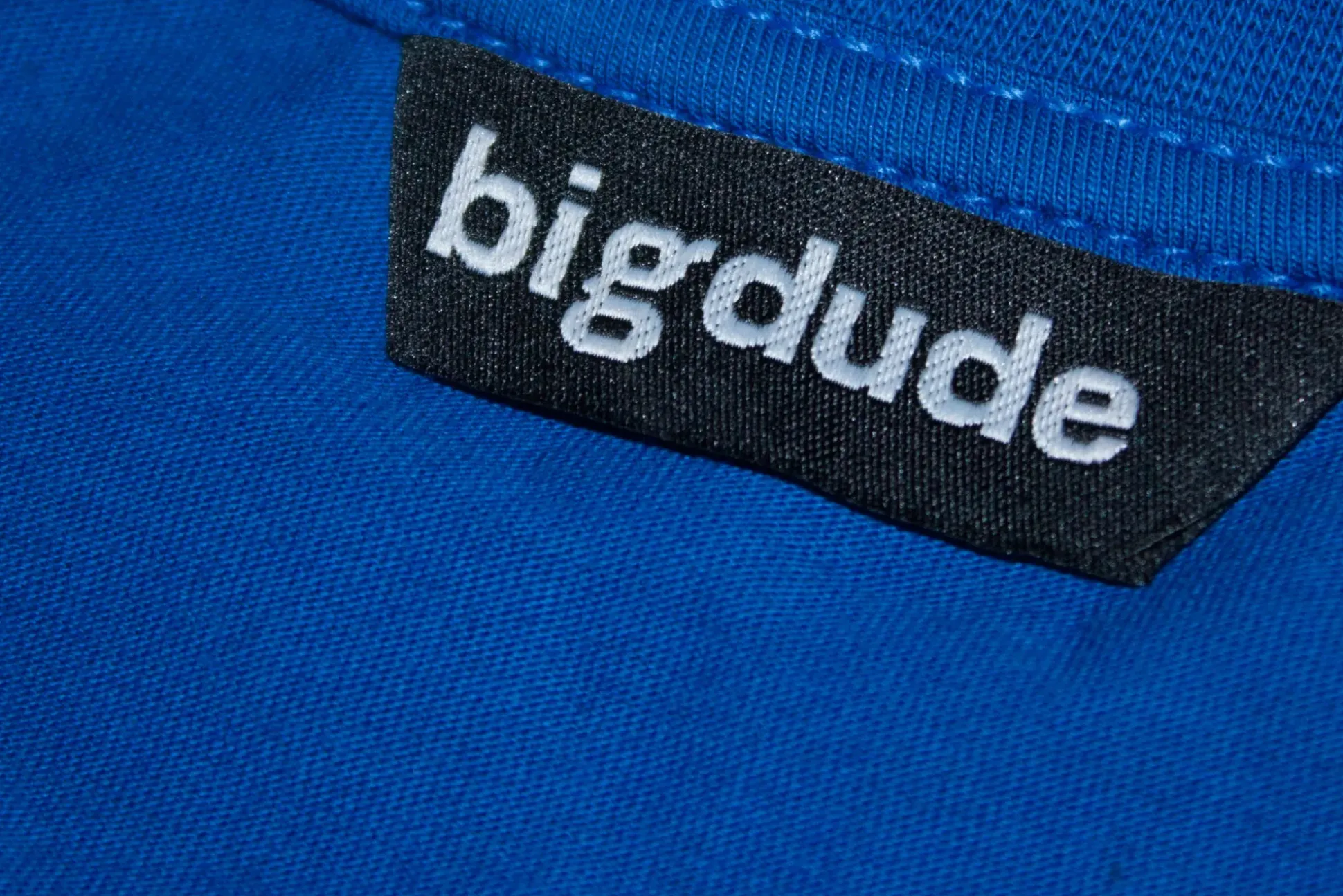 Bigdude Plain Crew Neck T-Shirt Royal Blue Tall