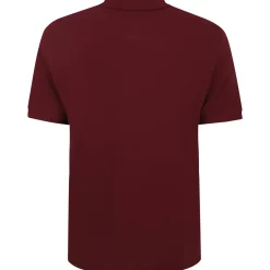 Bigdude Plain Polo Shirt Burgundy Tall