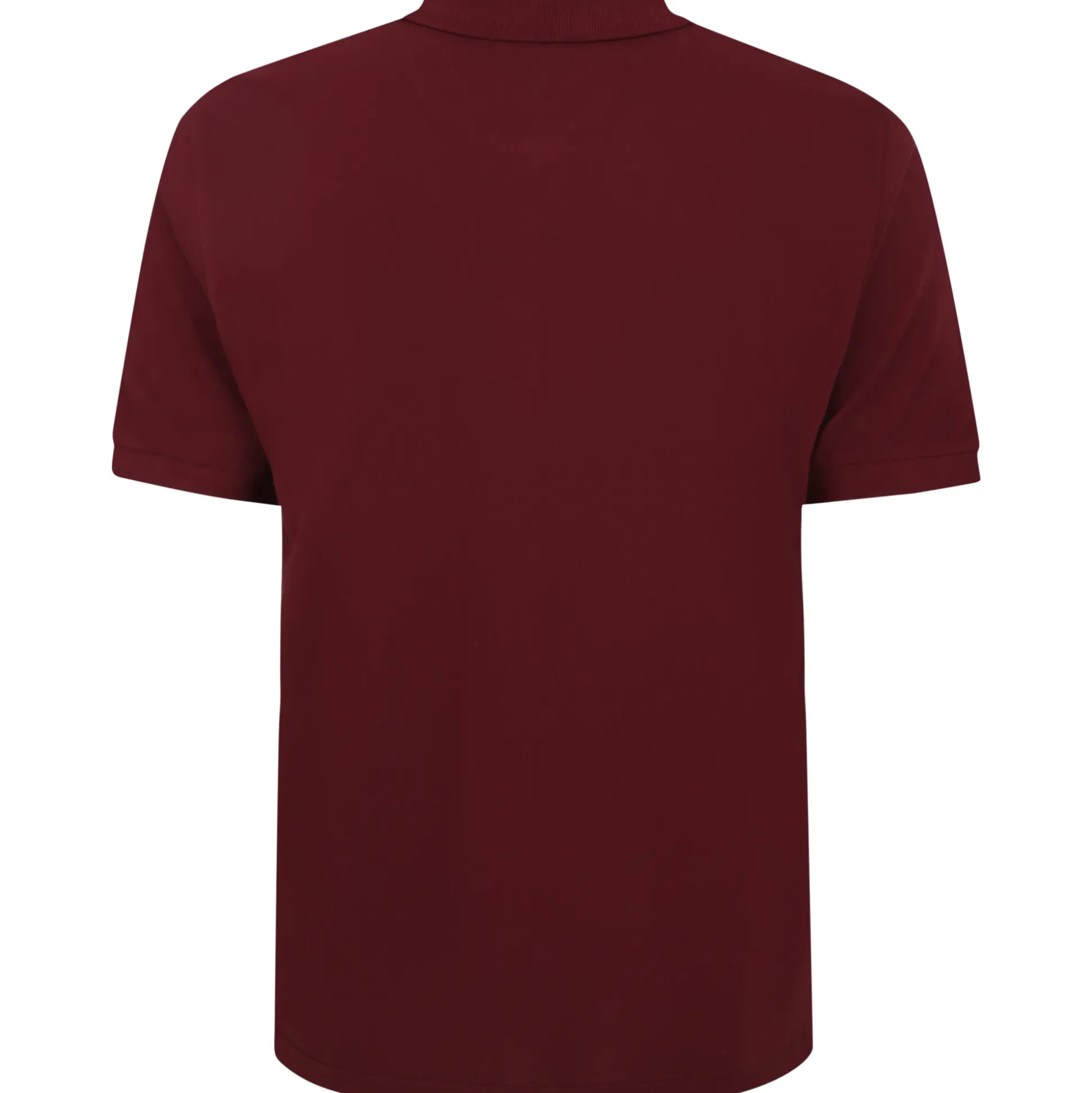 Bigdude Plain Polo Shirt Burgundy Tall