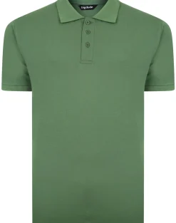 Bigdude Plain Polo Shirt Deep Green