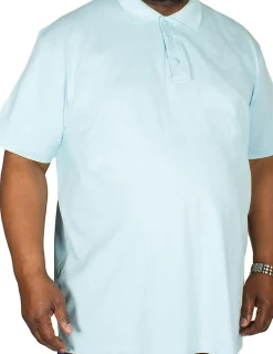 Bigdude Plain Polo Shirt Light Blue Tall