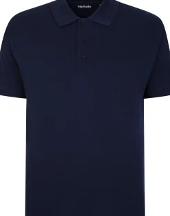 Bigdude Plain Polo Shirt- Navy