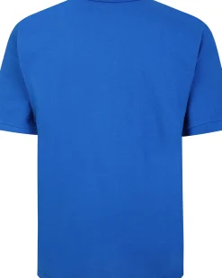Bigdude Plain Polo Shirt Royal Blue