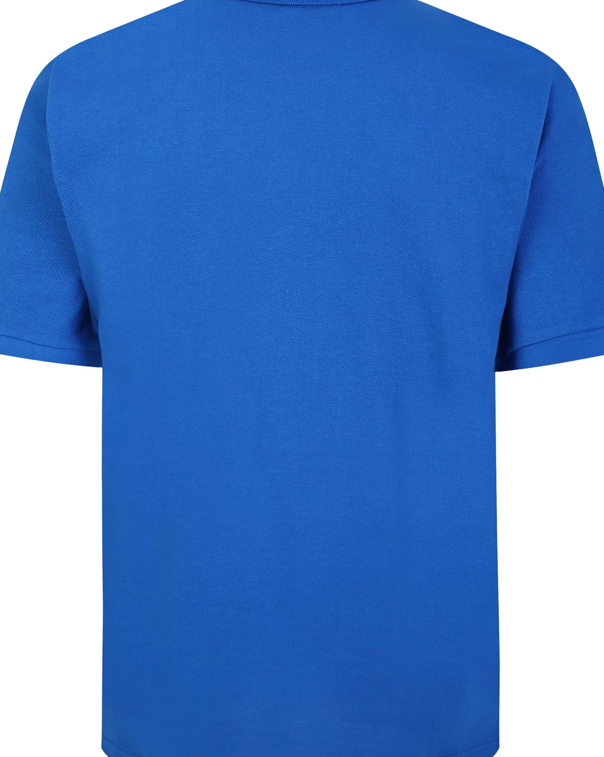 Bigdude Plain Polo Shirt Royal Blue