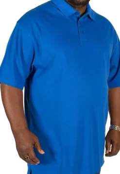 Bigdude Plain Polo Shirt Royal Blue Tall