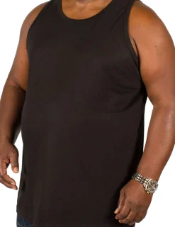 Bigdude Plain Vest Black
