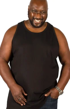 Bigdude Plain Vest Black