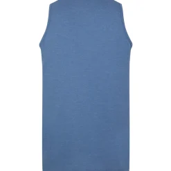 Bigdude Plain Vest Denim Marl