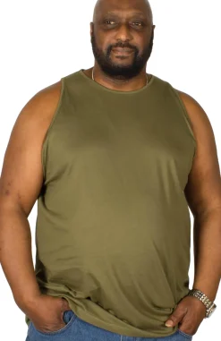 Bigdude Plain Vest Olive