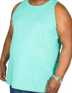 Bigdude Plain Vest Turquoise