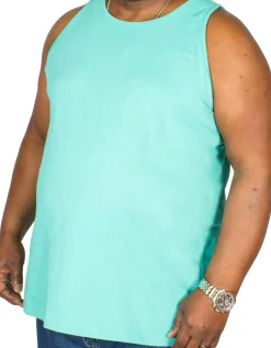 Bigdude Plain Vest Turquoise Tall