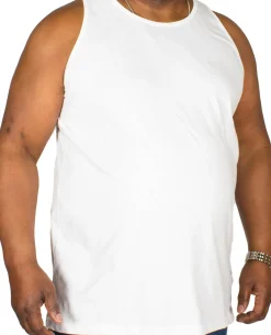 Bigdude Plain Vest White