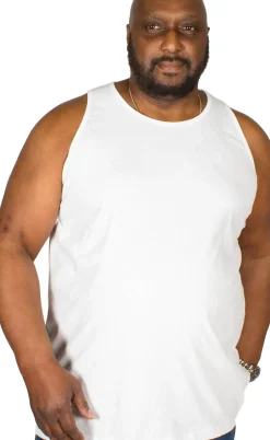Bigdude Plain Vest White