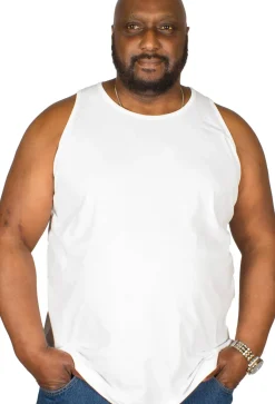 Bigdude Plain Vest White