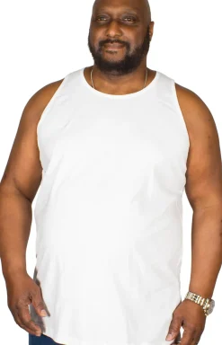 Bigdude Plain Vest White