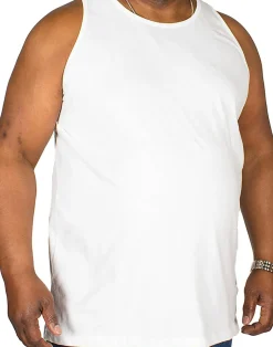 Bigdude Plain Vest White Tall