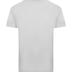 Bigdude Plain V-Neck T-Shirt White