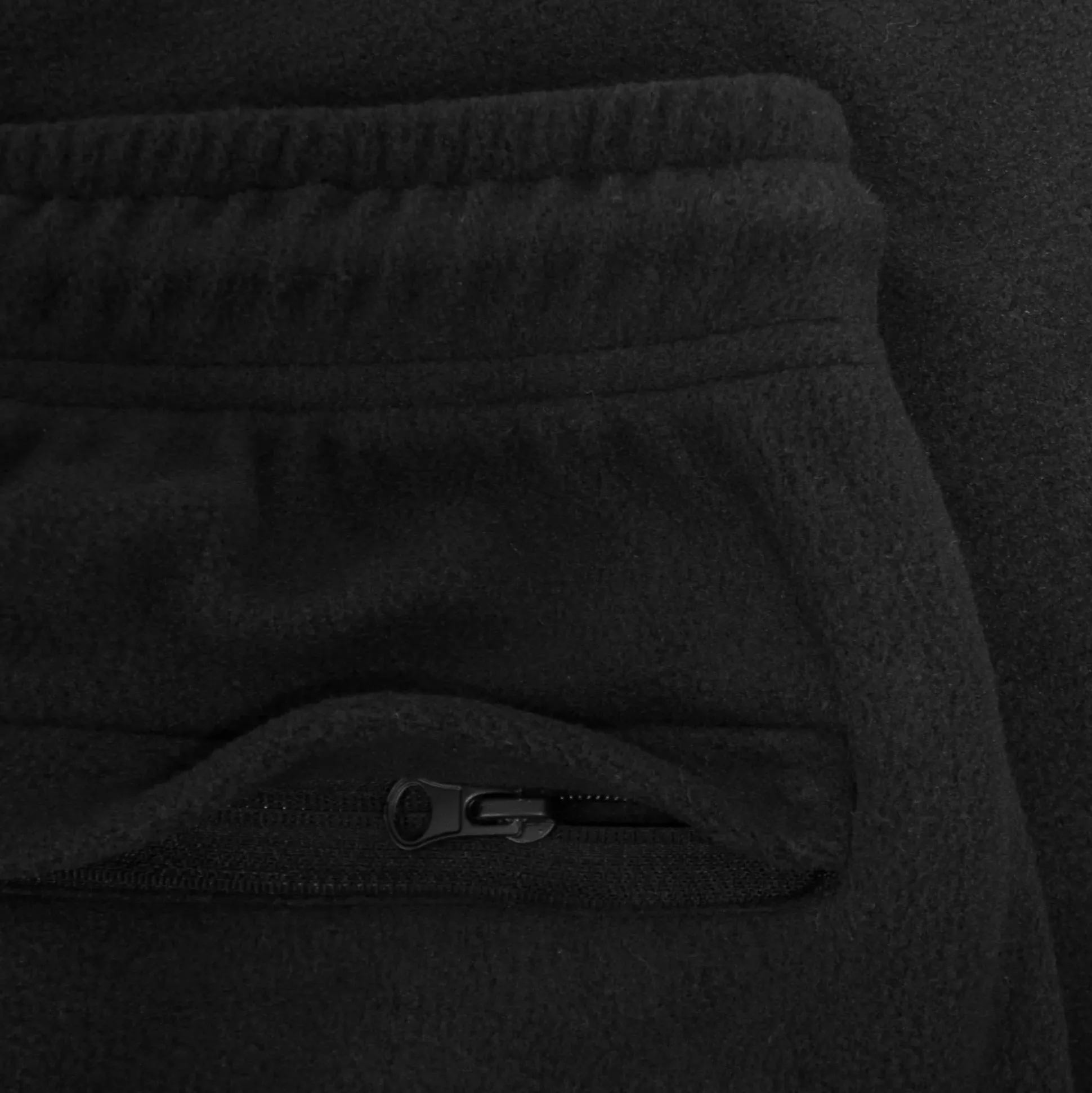 Bigdude Polar Fleece Joggers Black