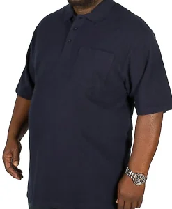 Bigdude Polo Shirt With Pocket Navy