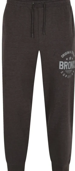 Bigdude Printed Joggers Charcoal