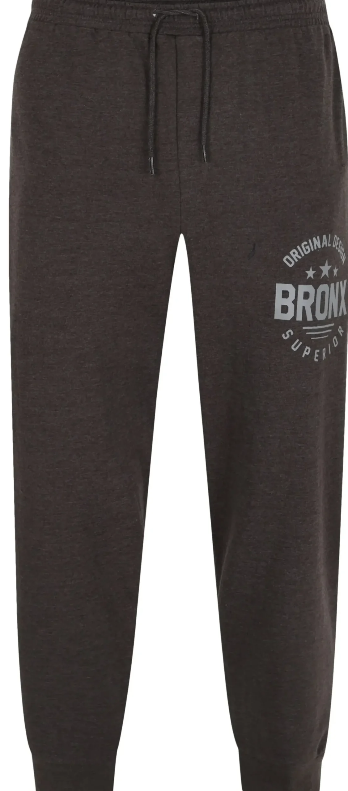 Bigdude Printed Joggers Charcoal