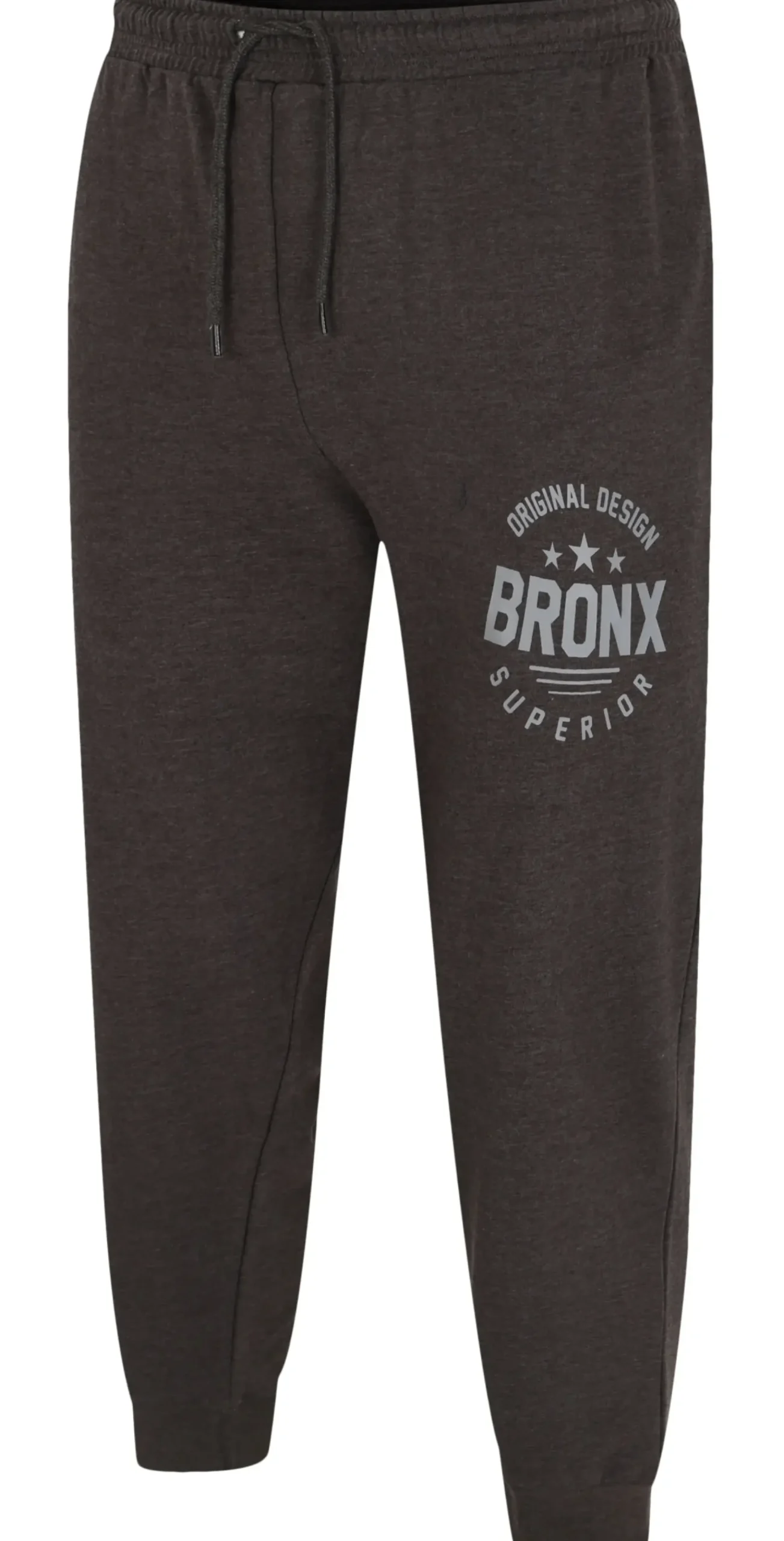 Bigdude Printed Joggers Charcoal