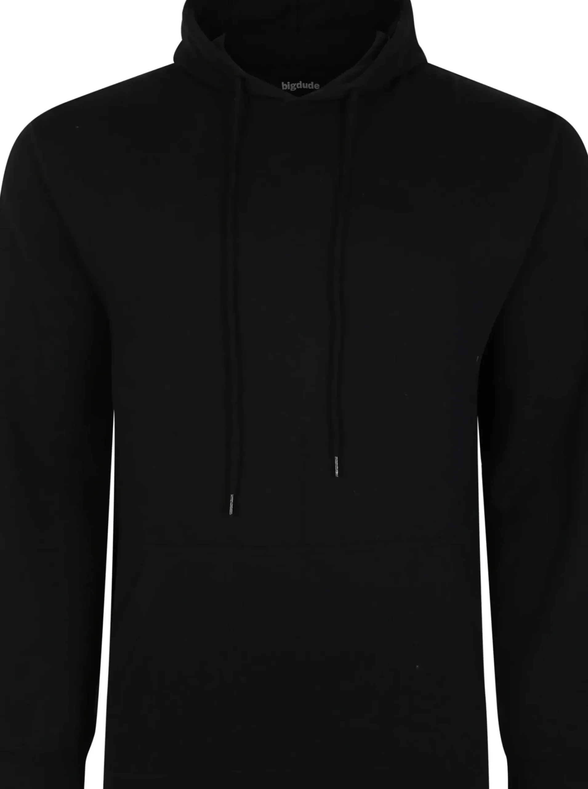 Bigdude Relaxed Fit Lightweight Hoody Black