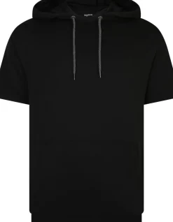 Bigdude Short Sleeve Hoody Black Tall